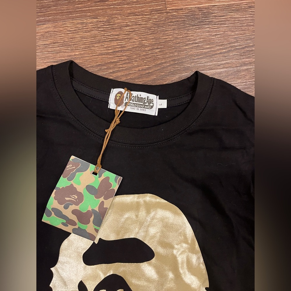 Drake OVO BAPE t-shirt size large